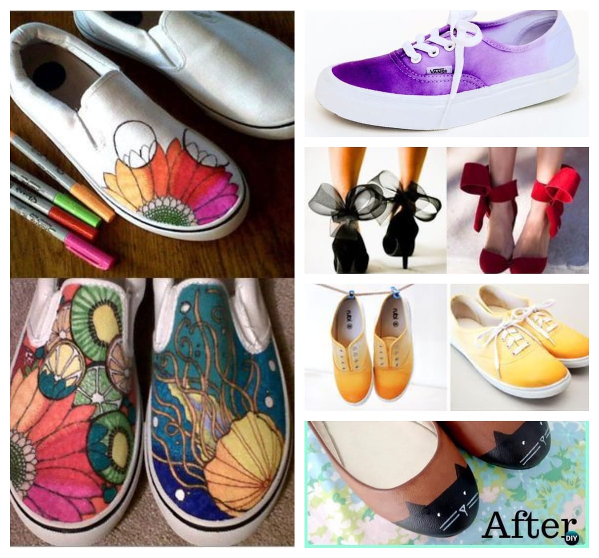 Schuhe aufpeppen: 16 stilvolle und moderne DIY Ideen :)