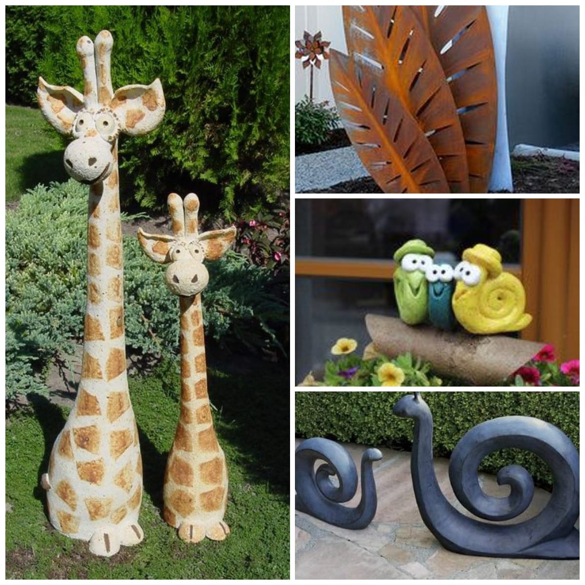 Interessante Skulpturen für Garten – faszinierende Ideen
