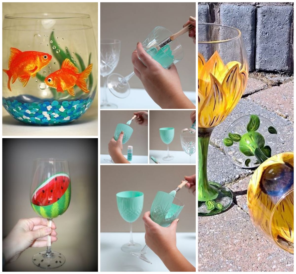 11 Verschiedene DIY Ideen für Glas-bemalen :)