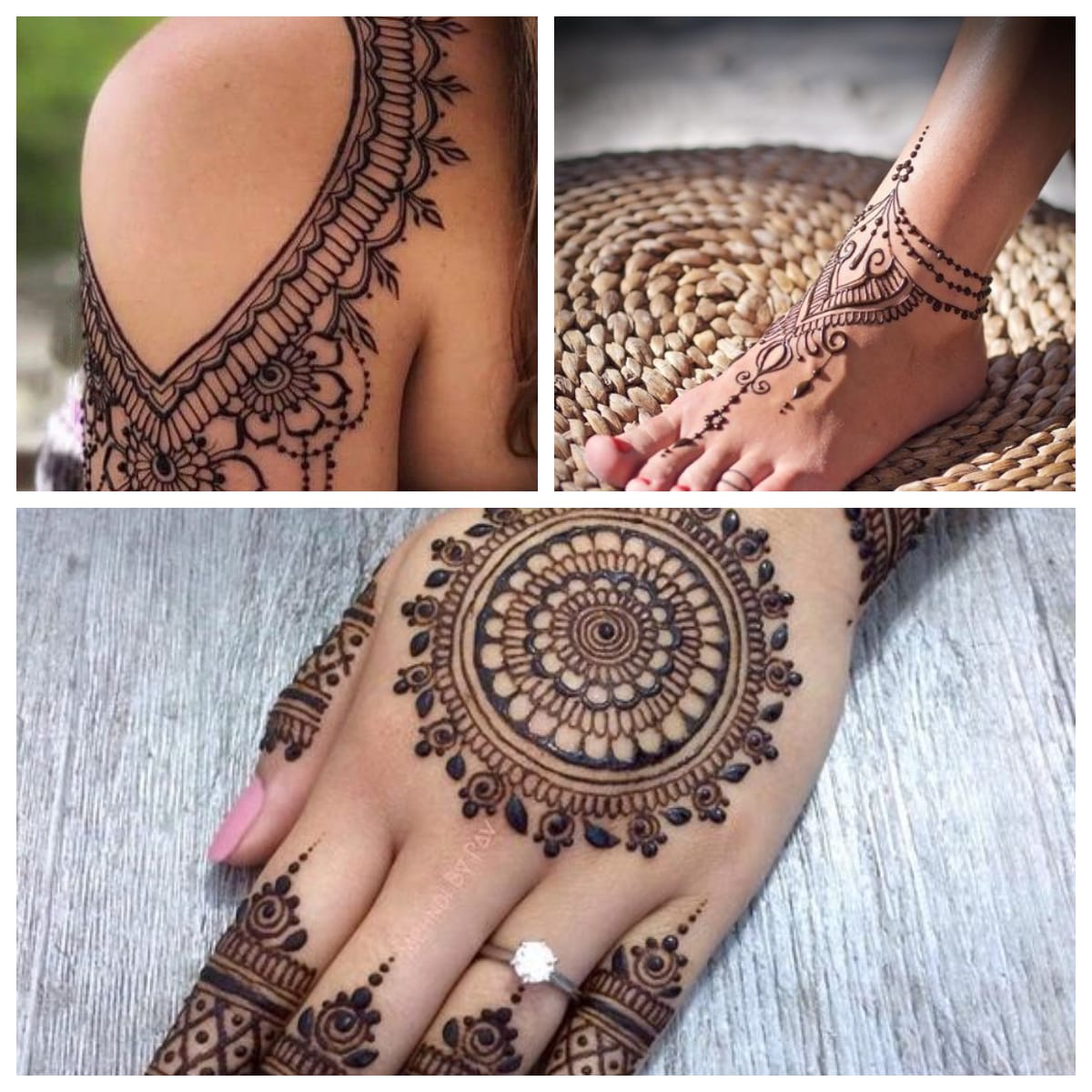 10+ Kreative stilvolle Henna-Tattoo Inspirationen! :)