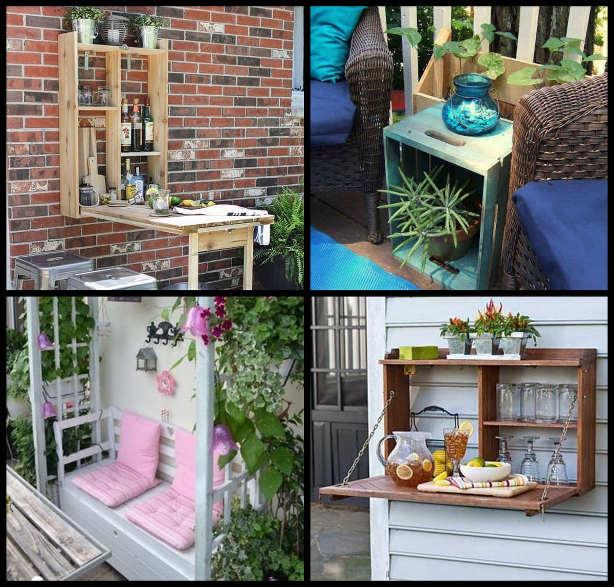 Terrassen/Balkon-Gestaltung: kreative Low-Budget Ideen