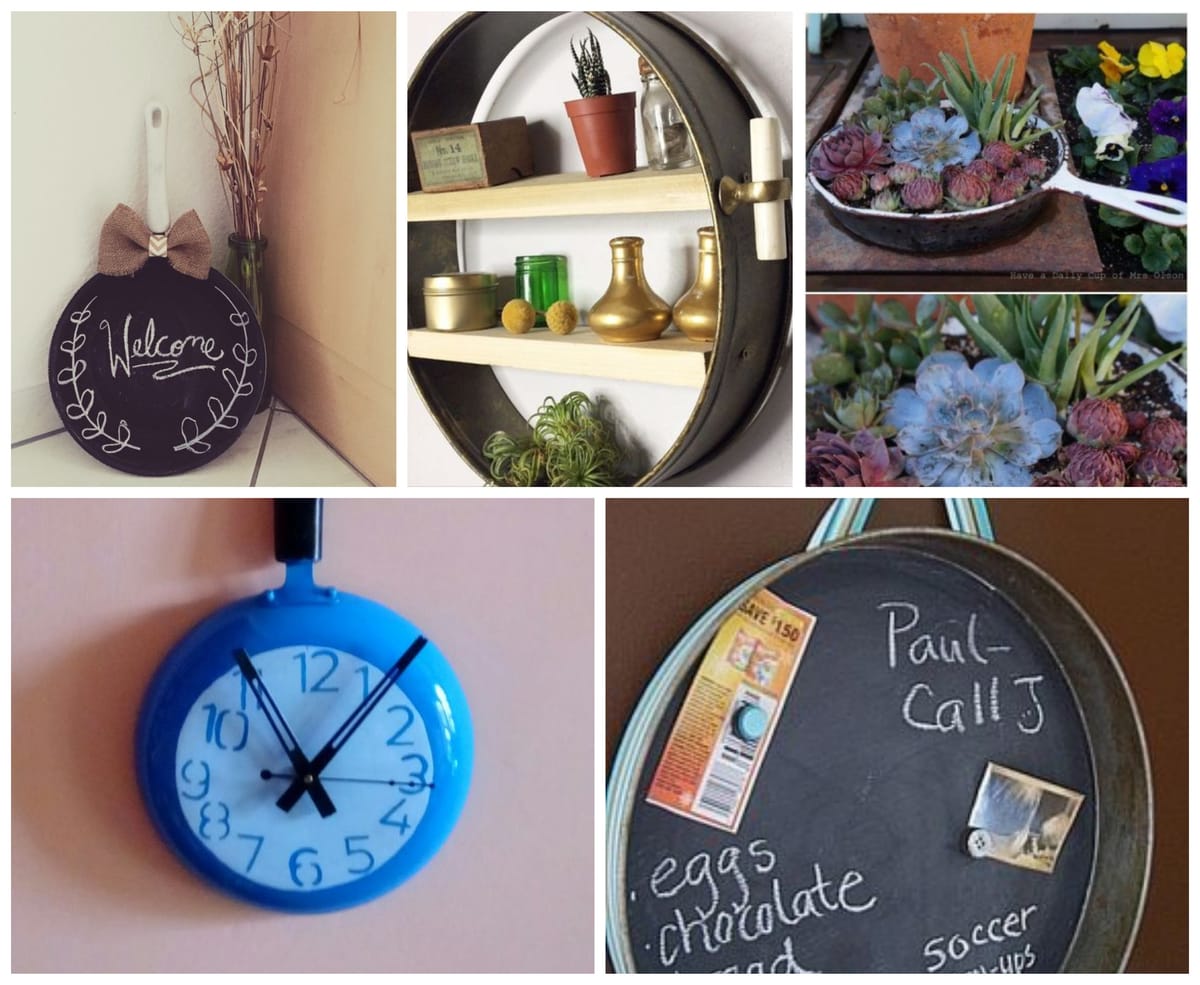 Alte Pfanne: 10 Coole Diy-Ideen :)