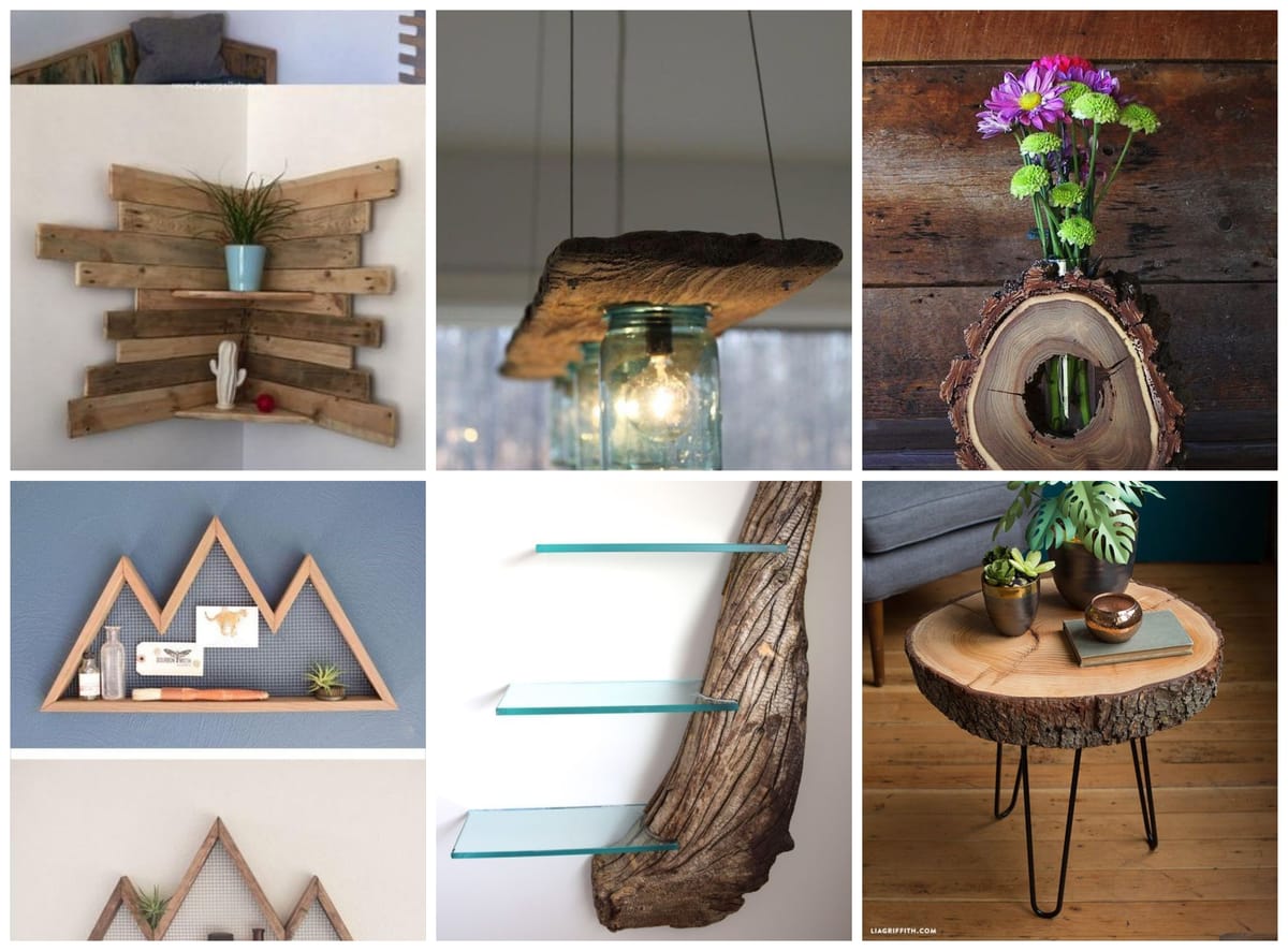 Kreative Deko-/Möbel- Ideen aus Holz