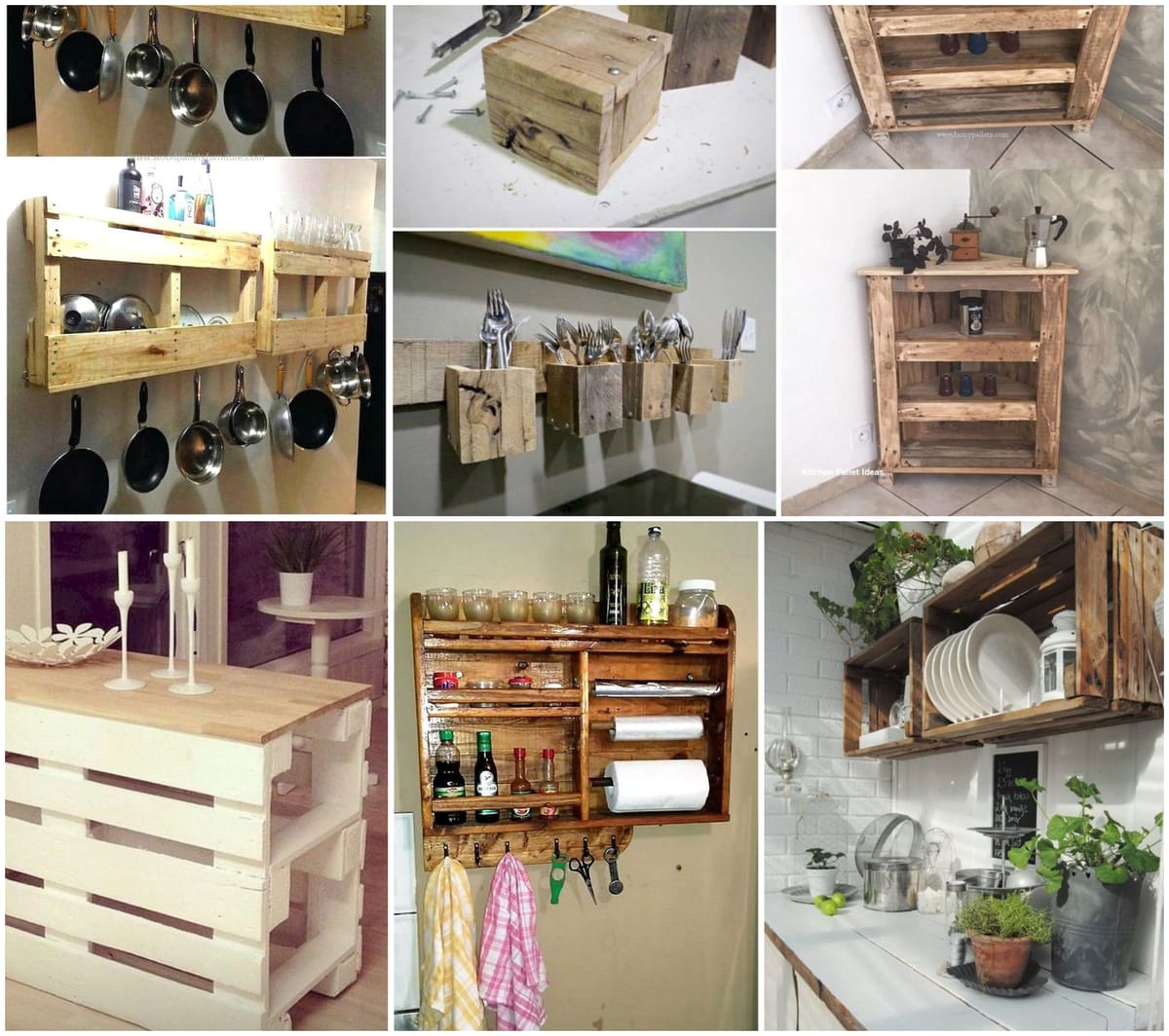 Küche-Möbel aus Paletten selber bauen – 14 kreative Ideen