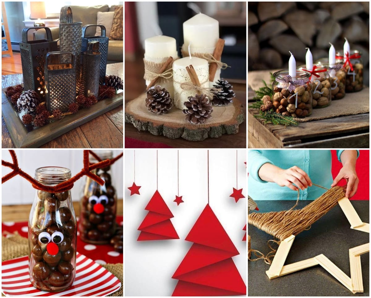 10+ Wunderschöne Diy Ideen für Weihnachtsdeko :)