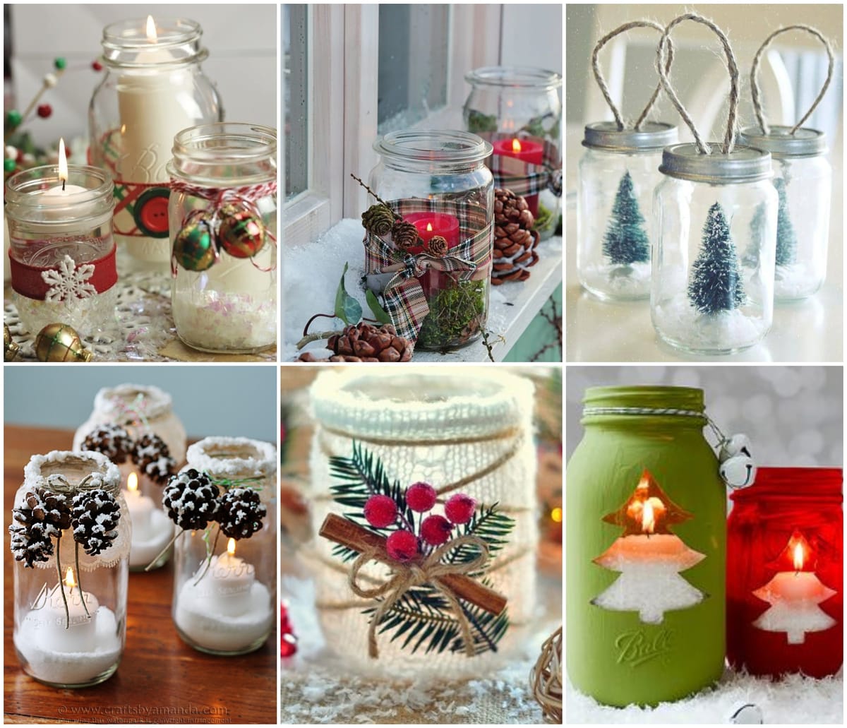 Wunderschöne Diy Weihnachtsdeko-Ideen in Gläsern :)