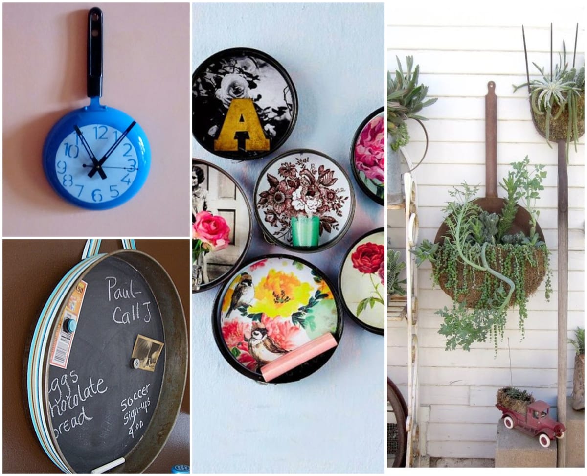 Alte Pfanne – 12 interessante Upcycling Ideen