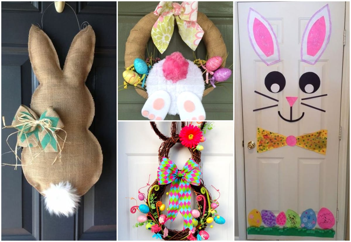 Türdeko für Ostern selber machen: 10 tolle Diy-Ideen :)