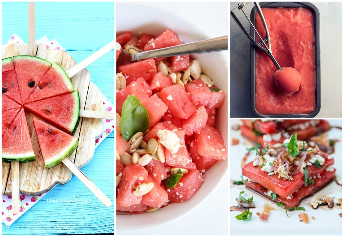 Ungewöhnliche schmackhafte Ideen mit Wassermelone :)