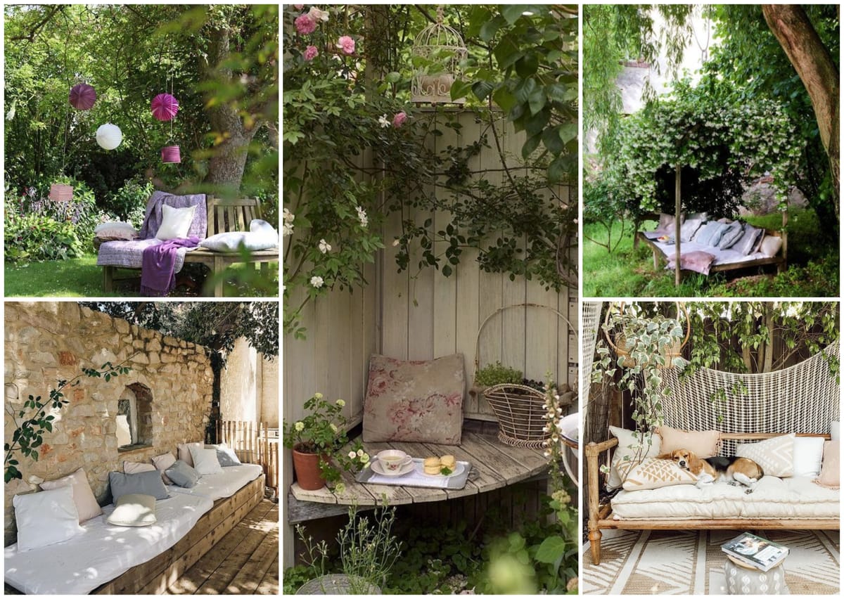 Sitzplätze im Garten: gemütliche Garten-Lounge Inspirationen