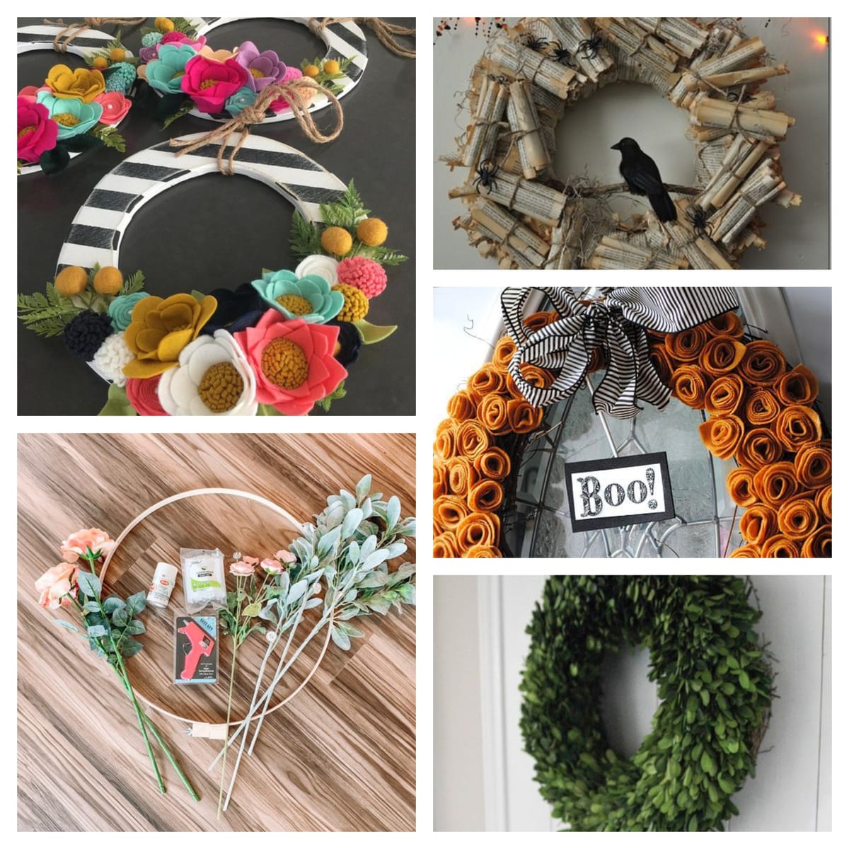 DIY – Originelle Herbstkränze Ideen