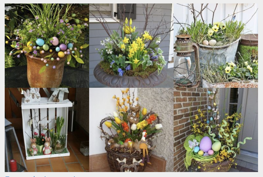 Frühlingsdeko für draußen: tolle Ideen für Balkon oder Garten :)