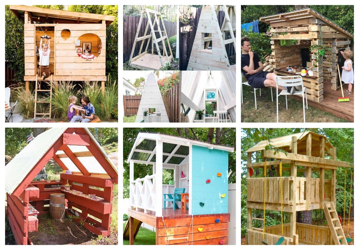 Geniale Kinderspielhäuser für euren Garten – auch zum Selbermachen :)