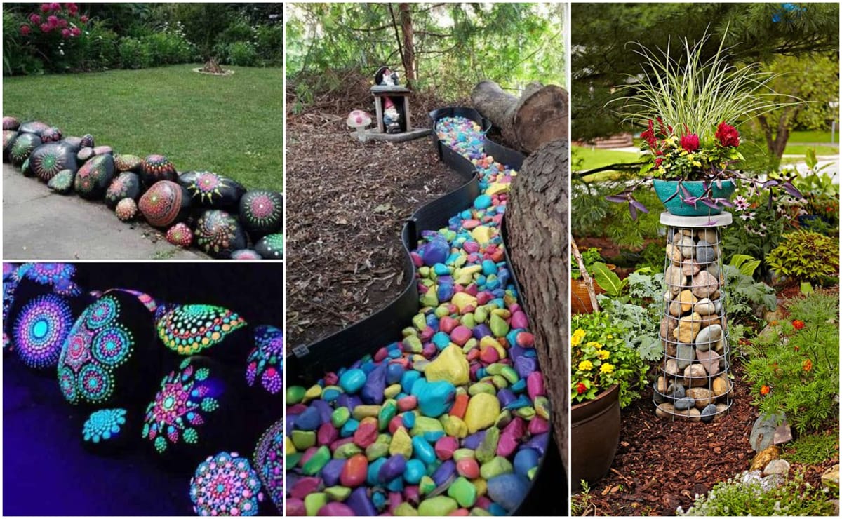 Gartendeko mit Steinen – 12 kreative Ideen