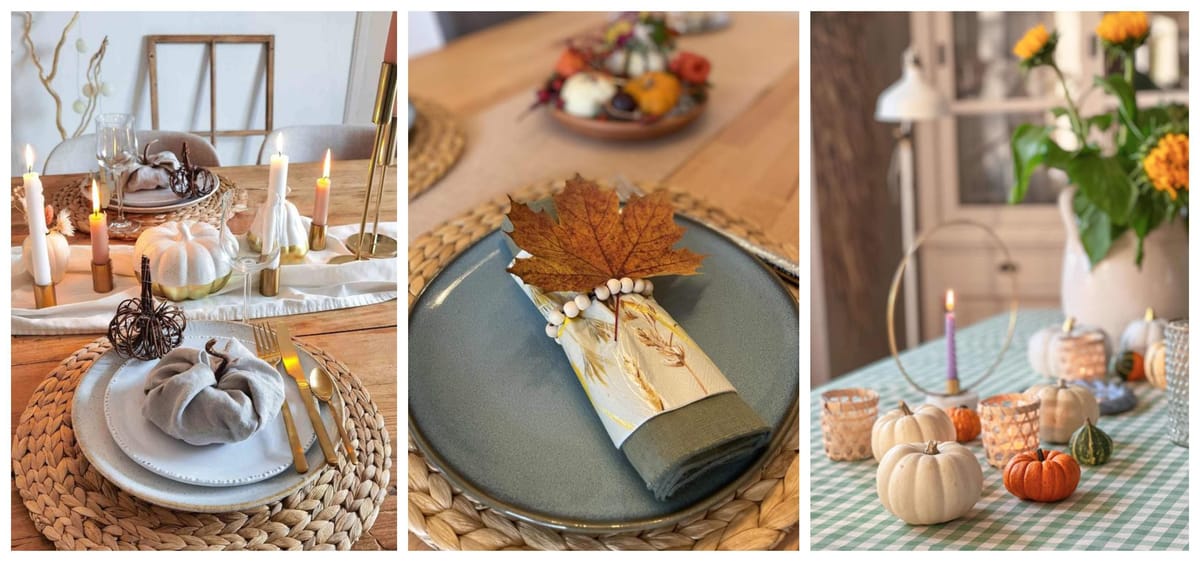 Die schönsten Ideen für Tischdeko im Herbst :)