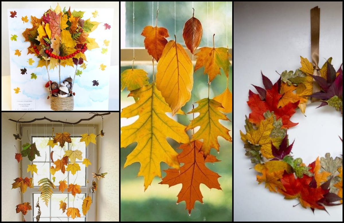 DIY Herbst-Deko: 10+ tolle Ideen mit Herbstlaub :)