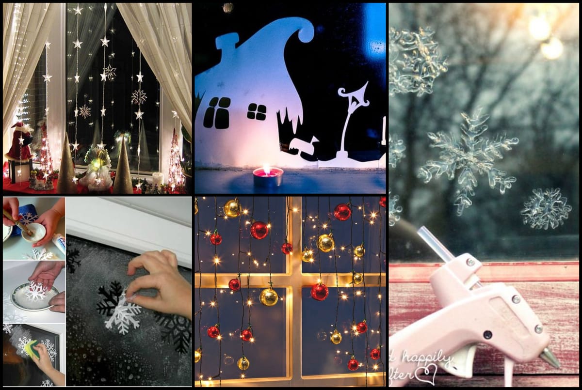 Fenster Winterdeko: 15 schöne Inspirationen