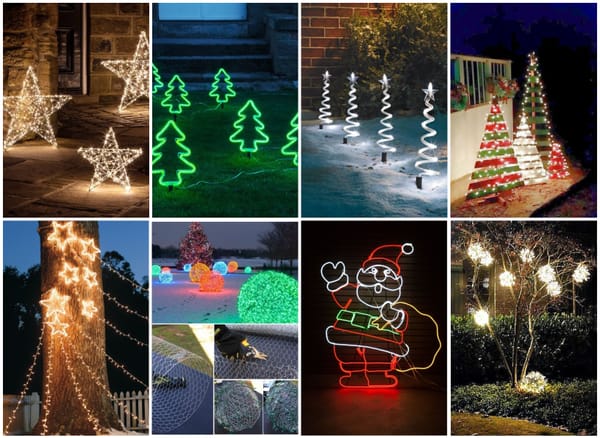 Weihnachtsbeleuchtung im Garten – 14 neue Inspirationen :)