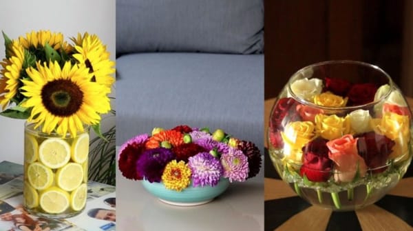 Wundervolle Blumendekoration zum Aufmuntern :)
