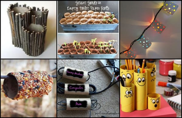 Papprollen wiederverwenden: 10+ kreative DIY Ideen
