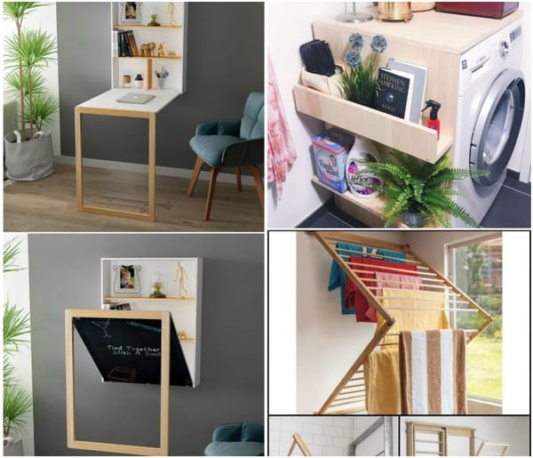 Platzsparende Inspirationen für jede Wohnung