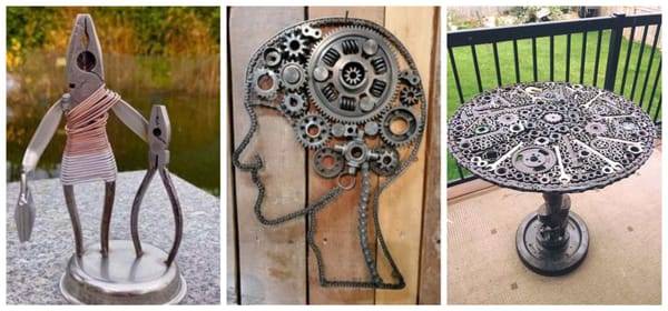 Wunderschöne DIY-Projekte aus Ersatzteilen und altem Werkzeug :)