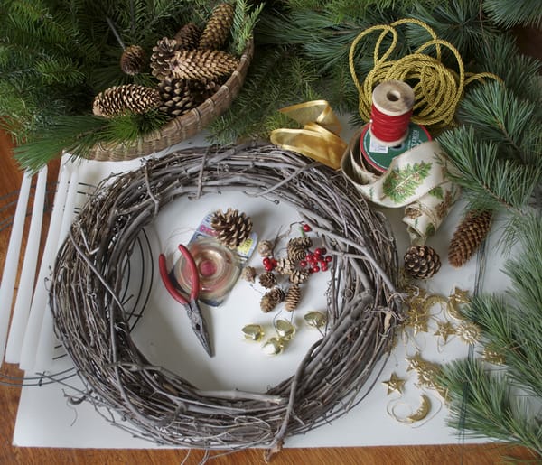 Originelle Advent-Türkränze selber machen! :)