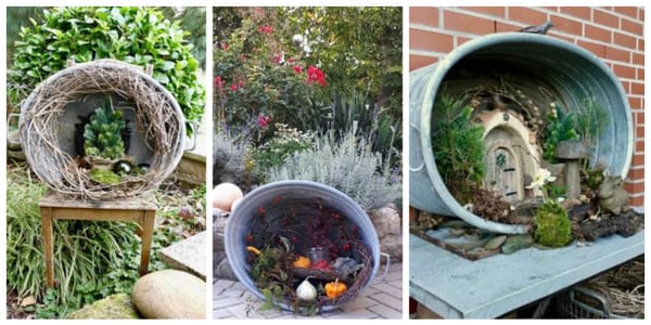 Wunderbare herbstliche Deko-Ideen mit einer Zinkwanne :)