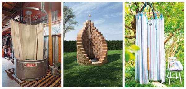 Mehr als 10 Ideen für eine tolle Gartendusche :)