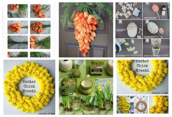 Einfache DIY Projekte für den Frühling und Ostern :)
