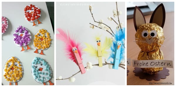 Mit Kindern Basteln zum Ostern :)