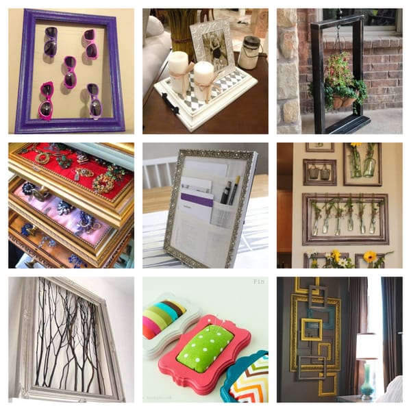 Upcycling – 35 kreative Ideen für alte Bilderrahmen