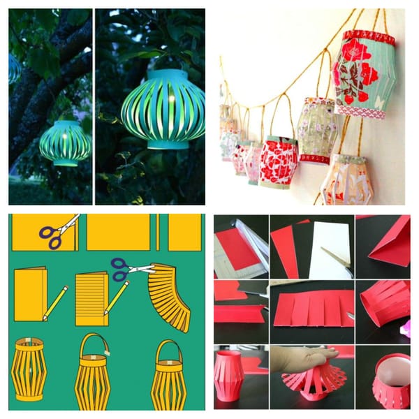 DIY – Laternen und Lampions aus Papier selber machen