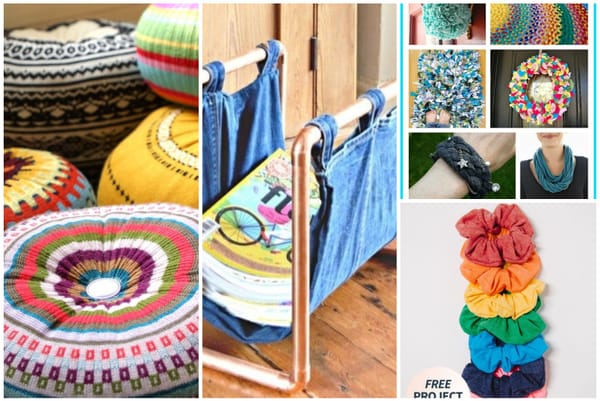 Alte Kleider Recycling: kreative praktische DIY-Ideen :)