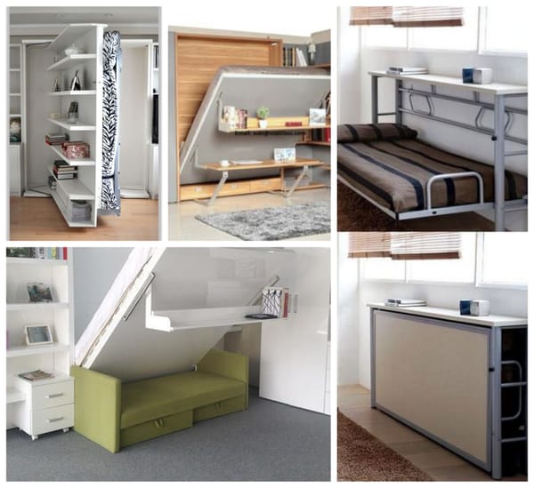 Klappbare Betten – clevere platzsparende Inspirationen