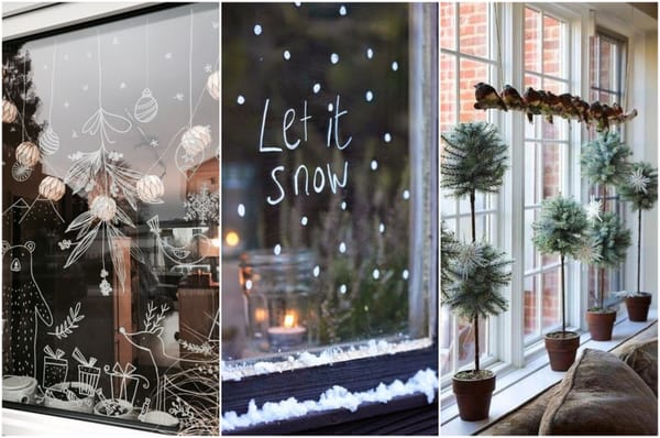 Charmante Winter-Deko fürs Fenster selber machen :)