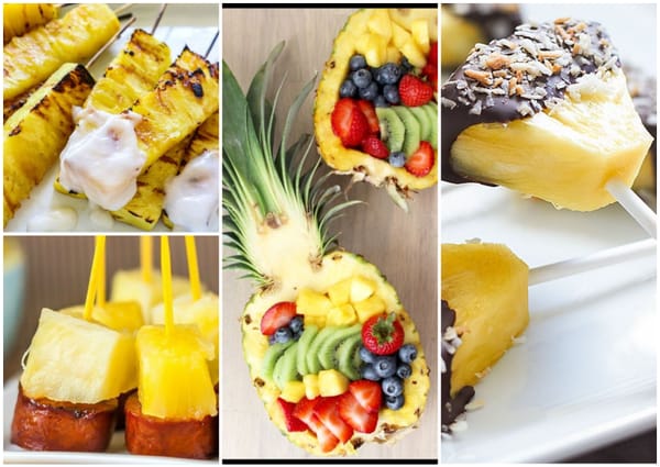 10 Frische und leckere Ideen und Hacks mit Ananas :)