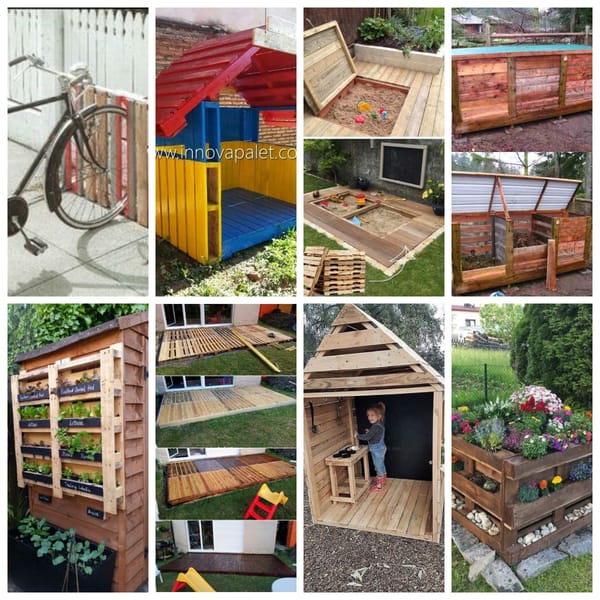 Diy: verschiedene Gartenideen aus Europaletten :)