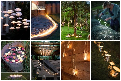 Gartenbeleuchtung: wunderschöne Inspirationen