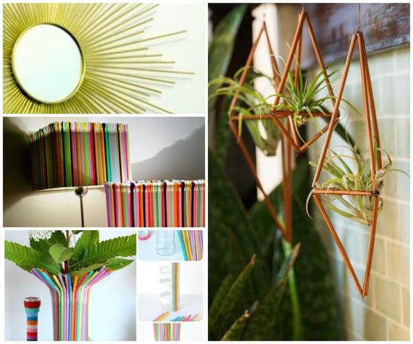 DIY: Plastik Strohhalmen – kreative Bastelideen