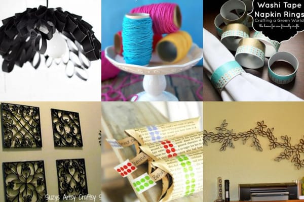 Mit Toilettenpapierrollen basteln