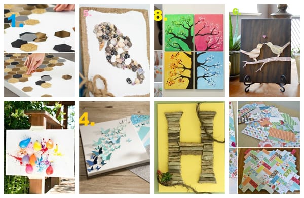 6 DIY Anleitungen für originelle Wanddeko :)