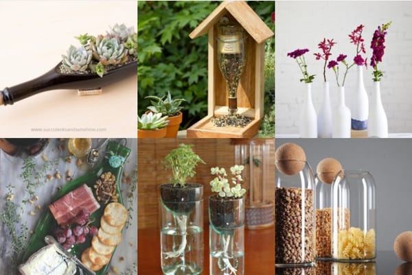 15 tolle Basteleien aus Glasflaschen