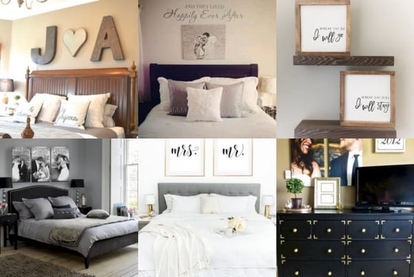 21 kreative Dekoideen für ein Pärchen-Schlafzimmer :)
