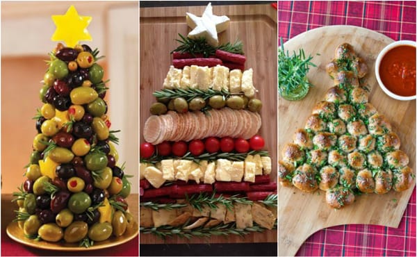 10+ schmackhafte Ideen aus salzigen Weihnachtsbäumen :)