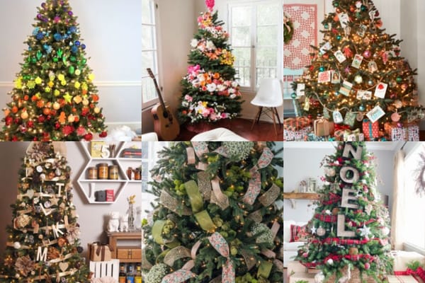 Den Weihnachtsbaum ein bisschen anders dekorieren ;)