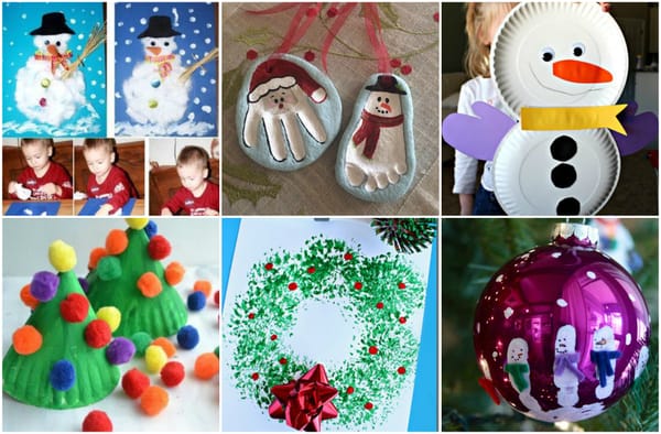 Mit Kleinkindern basteln – 40 winterliche Ideen :)