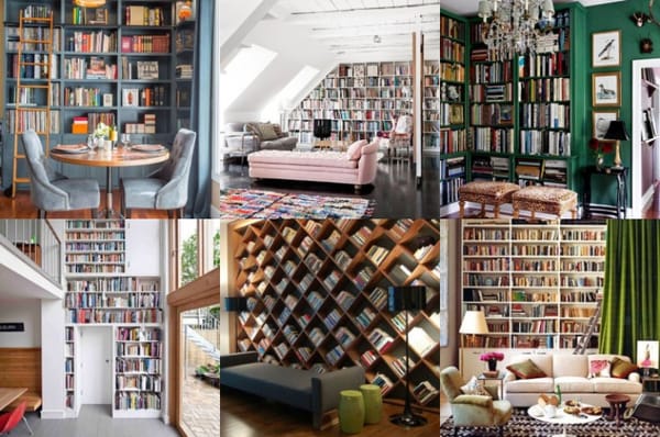 Eine traumhafte Hausbibliothek gestalten