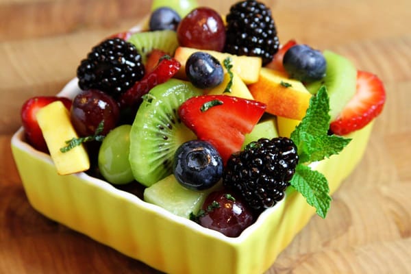 Erfrischende Obstsnacks