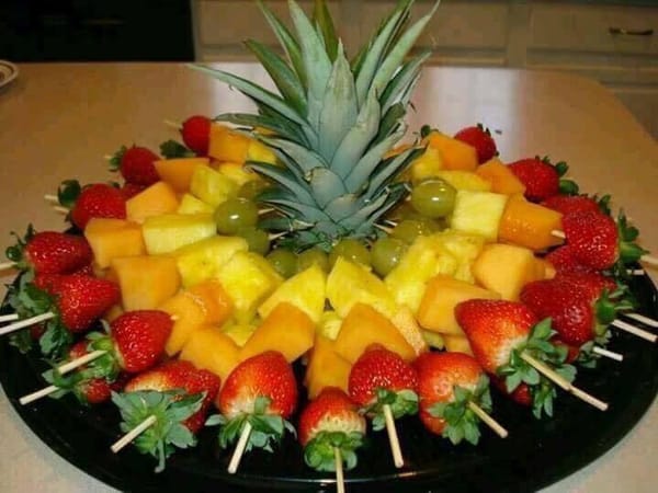 Leckere Süßigkeiten aus Obst